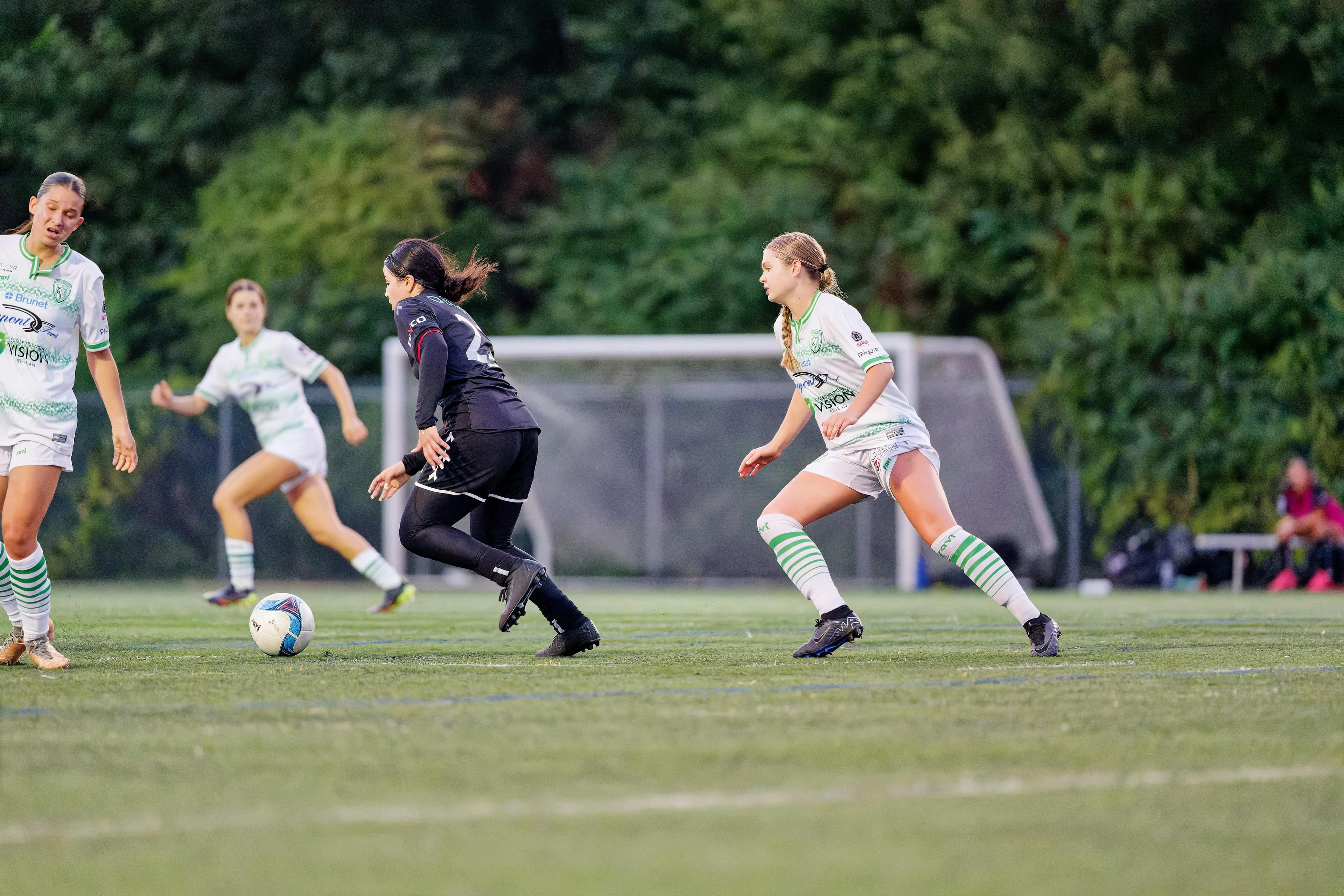 Competitive club soccer players developing with VISION Elite Academy in Edmonton