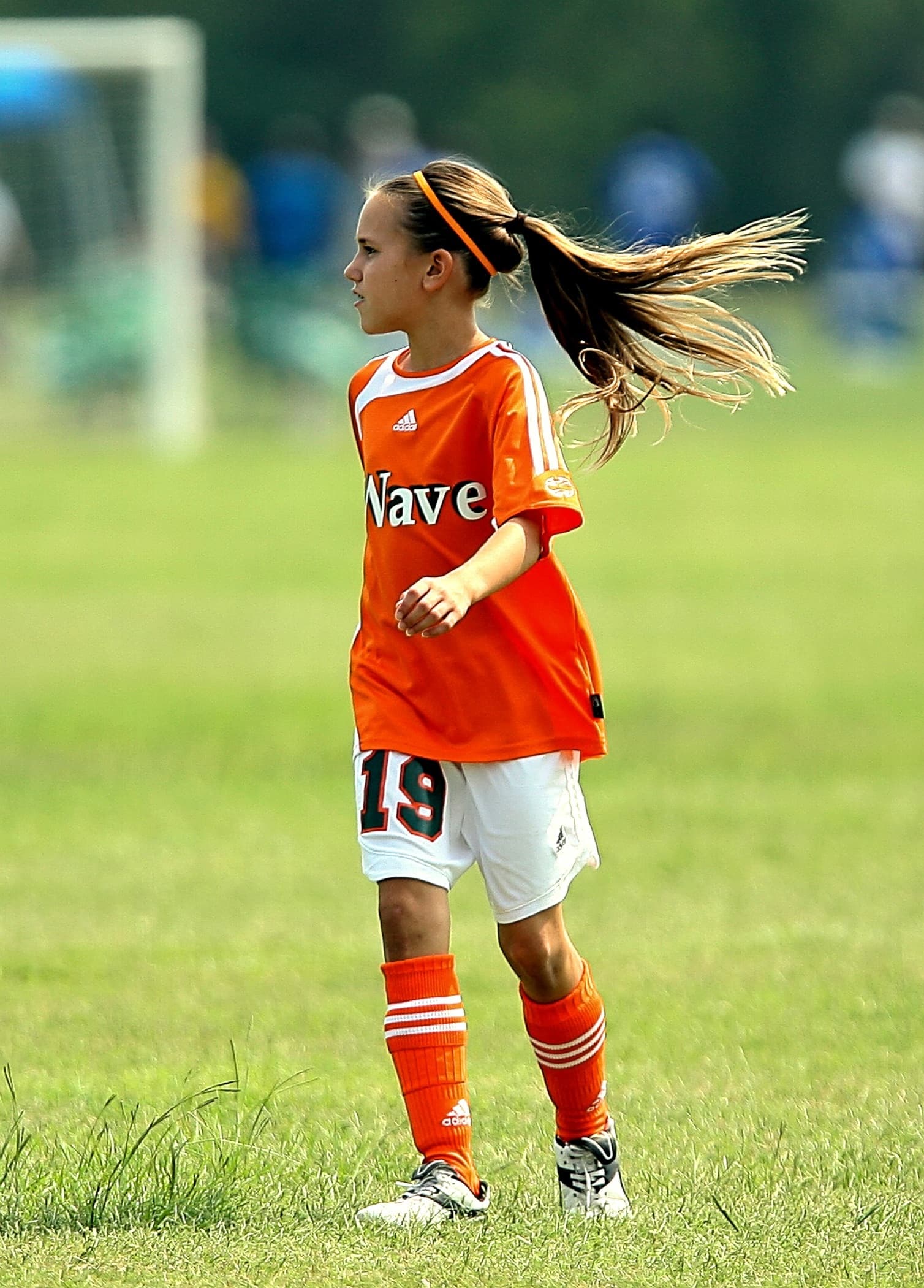 Young soccer athlete during a Vision Elite Academy session in Edmonton